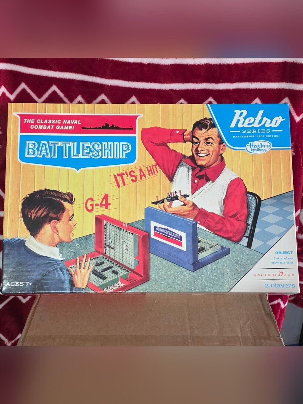 Complete Battleship Game Retro Series 1967 Edition Hasbro